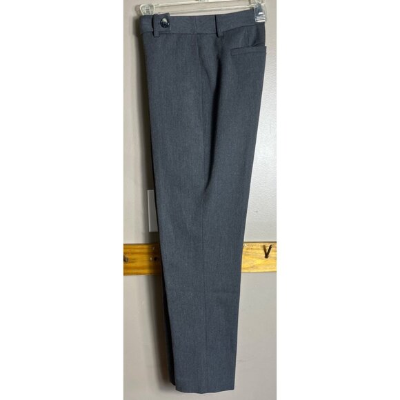 Talbots Pants Gray Stretch Ankle Straight Dress Career Classic Capsule Womens 4 - Picture 4 of 9